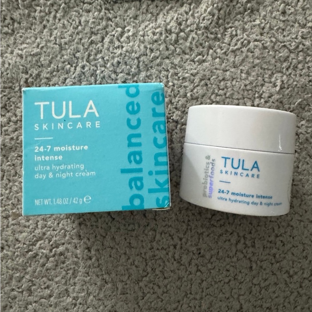 Tula Skincare White and Blue Moisturizer Collection